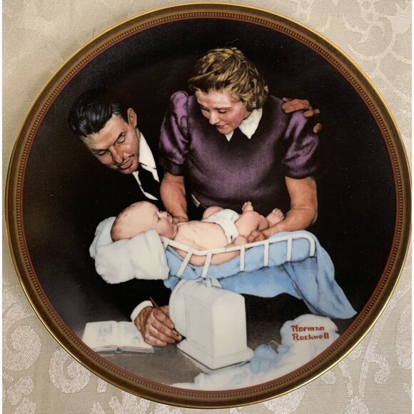 Bradford Exchange Other - Bradford Exchange Norman Rockwell GROWING STRONG 1989 Collector Plate Knowles